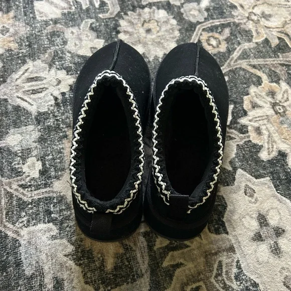 Black platform indoor/outdoor slippers - Picture 5 of 6